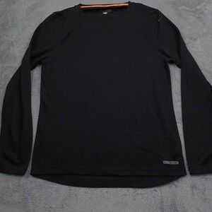 Omni Wool Shirt Mens XL Black Wool Blend Casual‎ Long Sleeve Outdoor